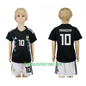 Koszulka Argentyna Maradona 10 Dziecięcy Mistrzostwa Świata 2018 Wyjazdowe Stroje Piłkarskie